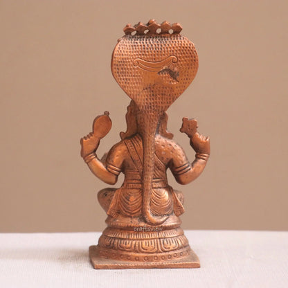 Pure Copper Karumariamman Mariamman Idol | Fine Craft | 13 CM Craftsview