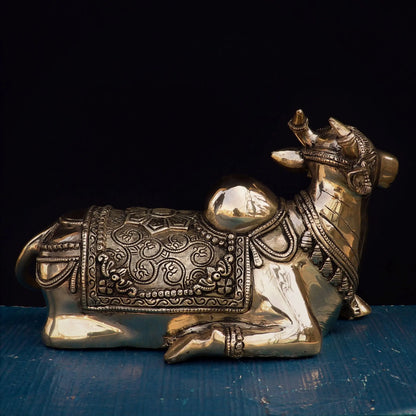 Brass Nandi Statue craftsview