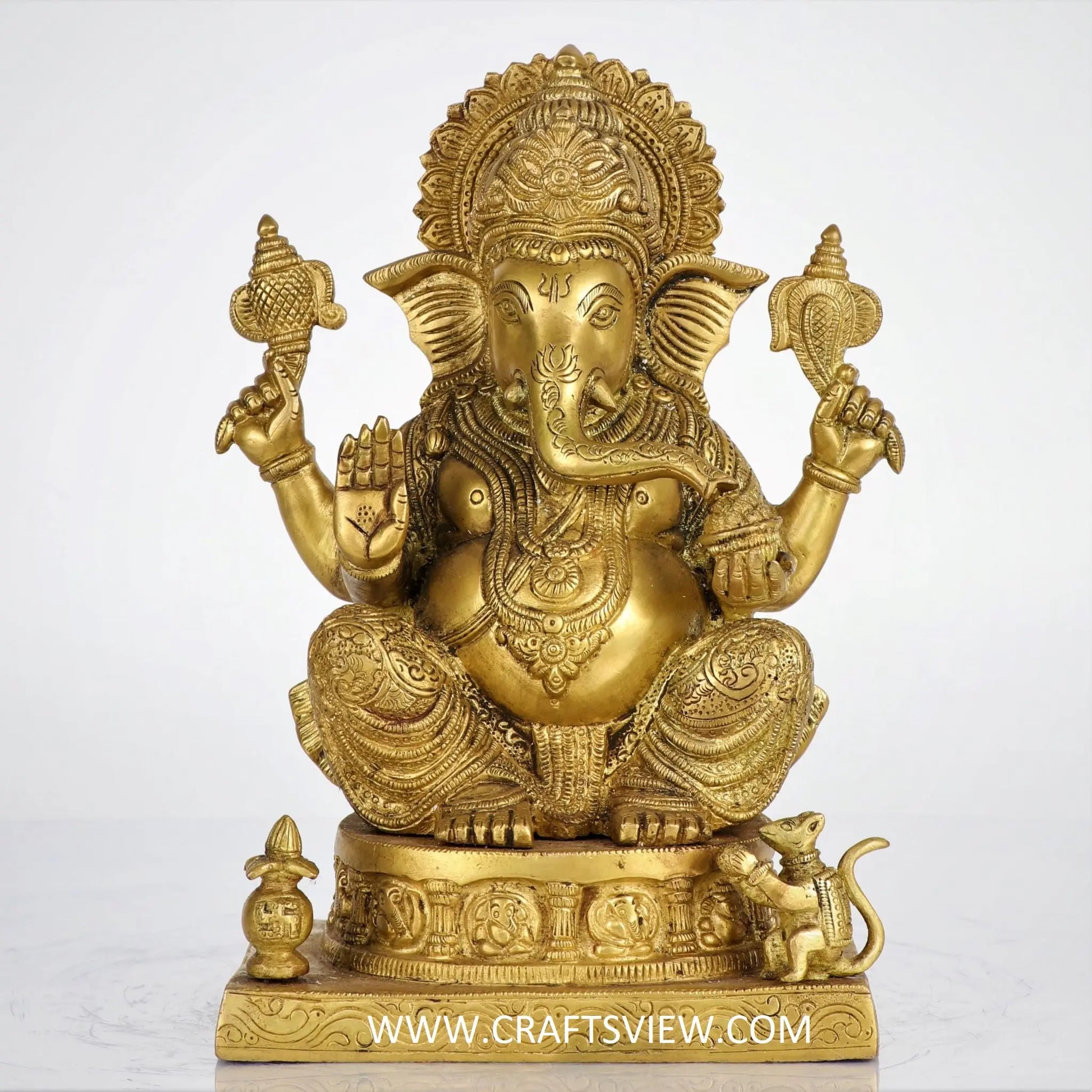 Brass Lord Ganesh Statue craftsview