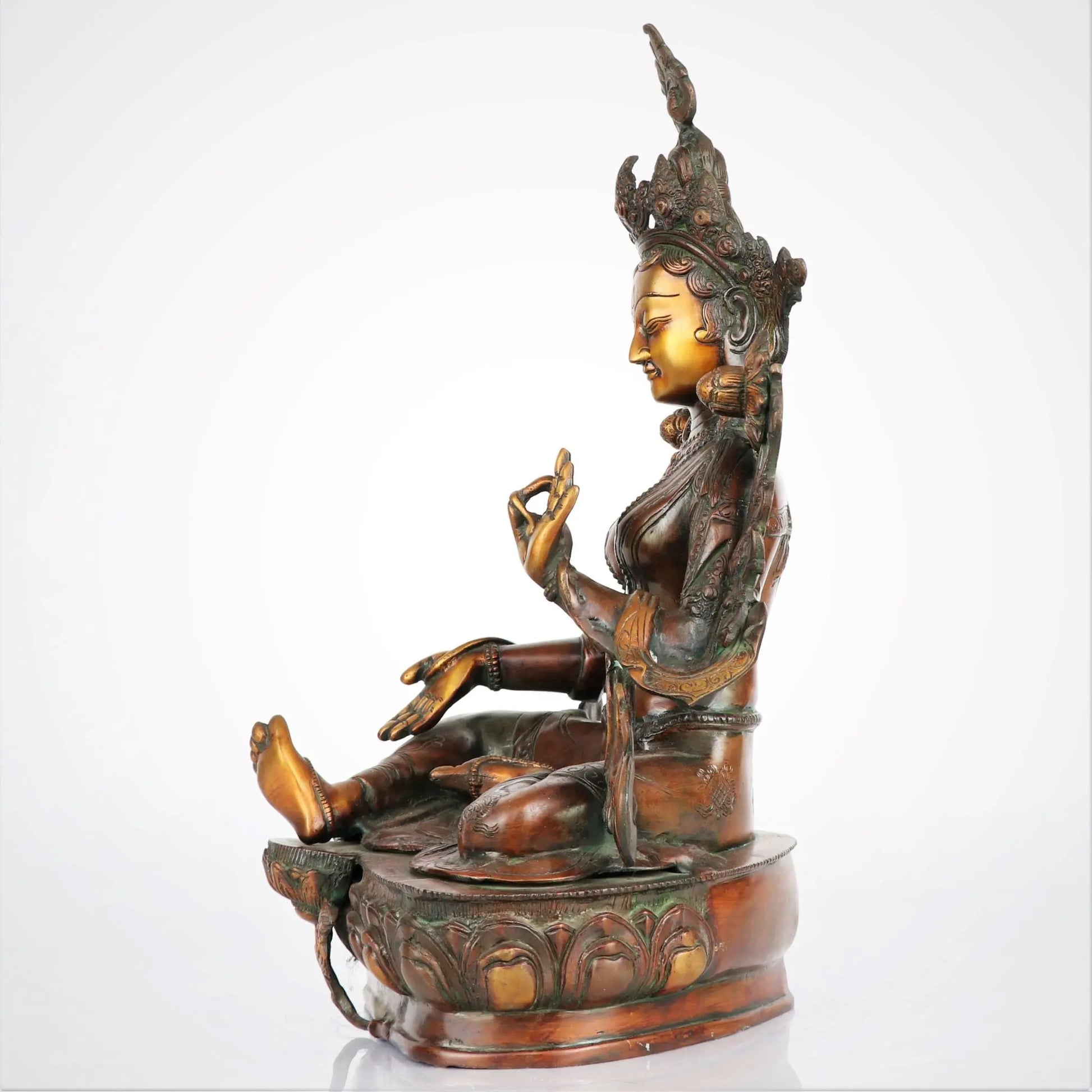 Brass Tara Statue 19" craftsview