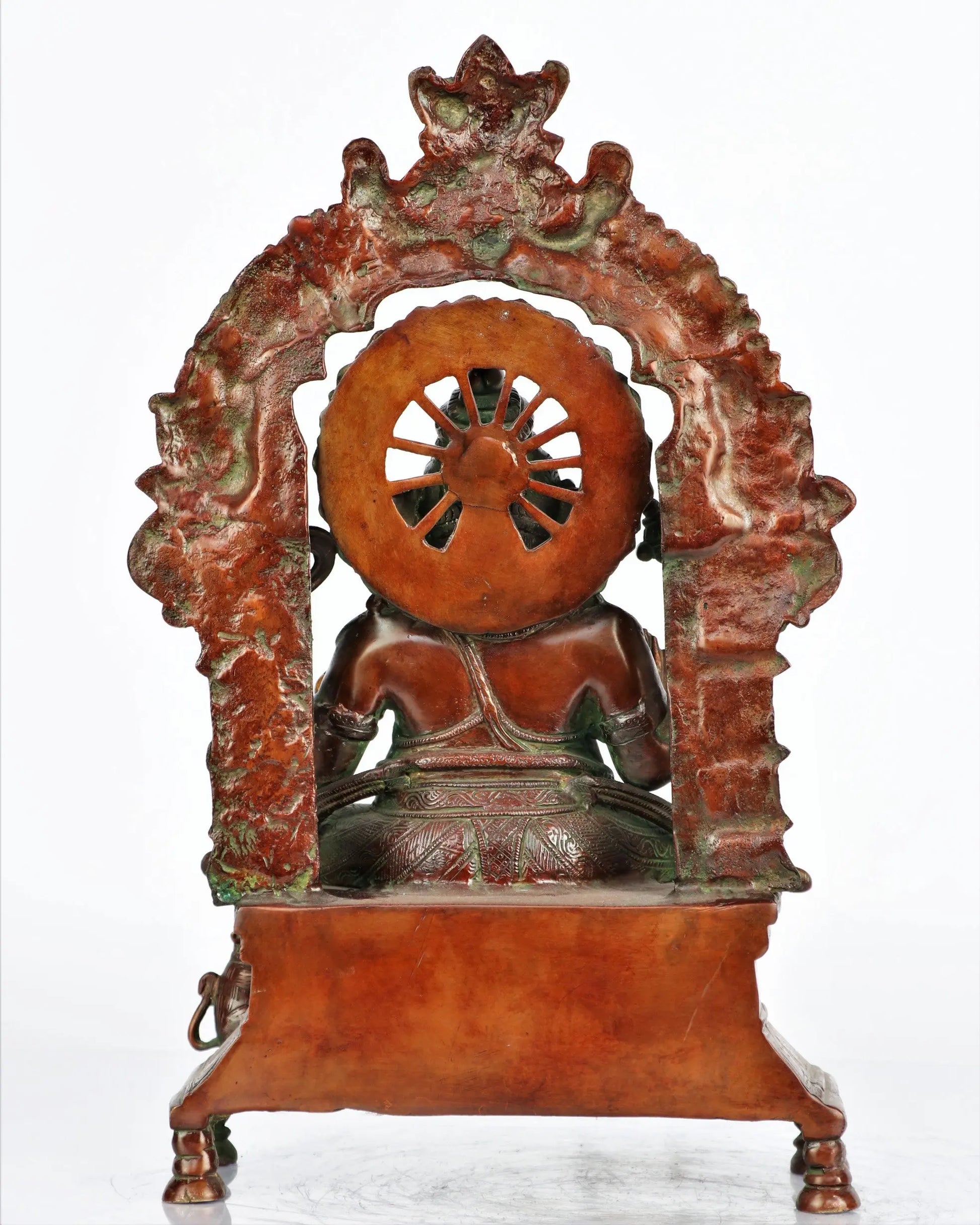 Brass Ganesh Statue Sitting On Singhansan craftsview