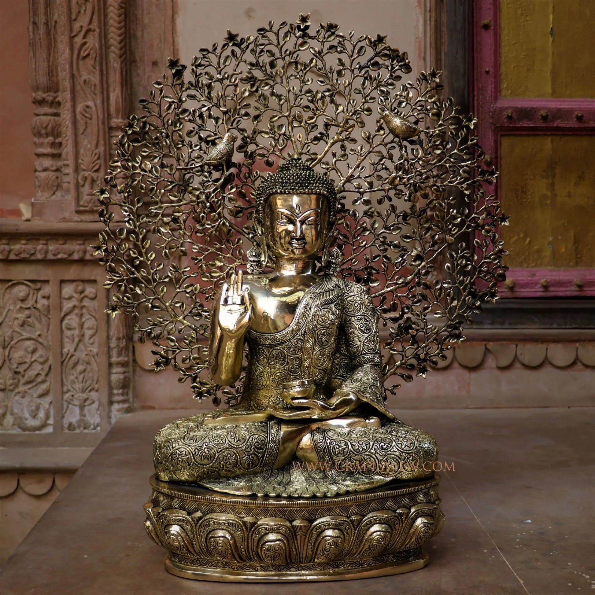 explore the hand picked collection of brass statues and décor