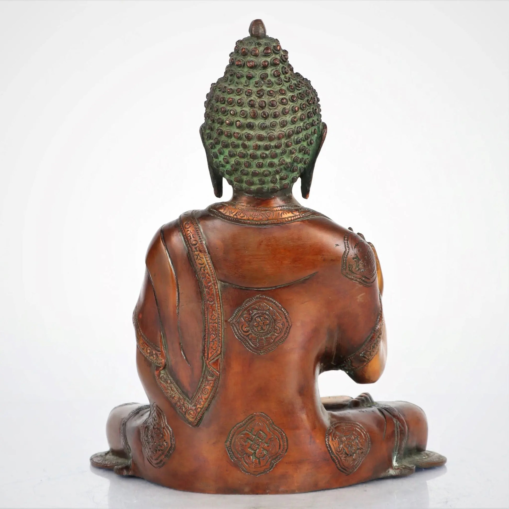 Brass Buddha Statue 13" Craftsview