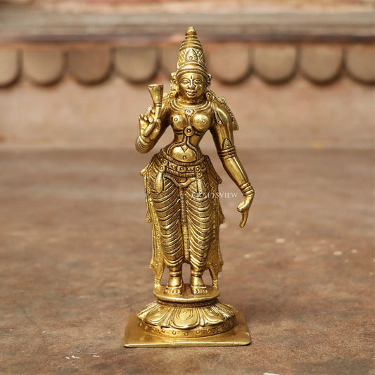 Brass Parvati Statue 5.5" craftsview