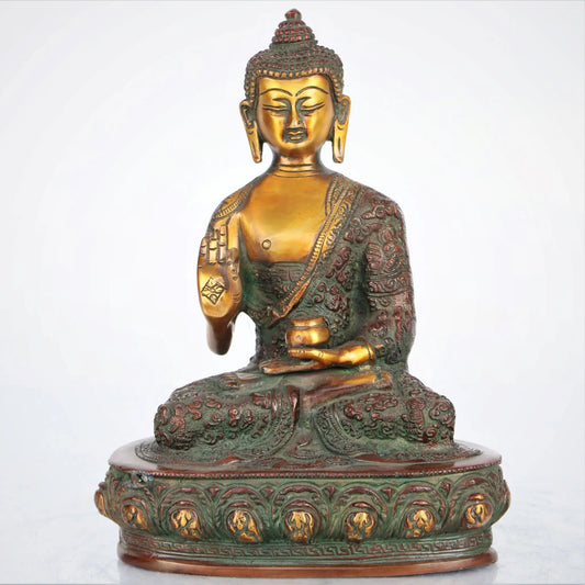 Blessing Buddha Statue 9" craftsview