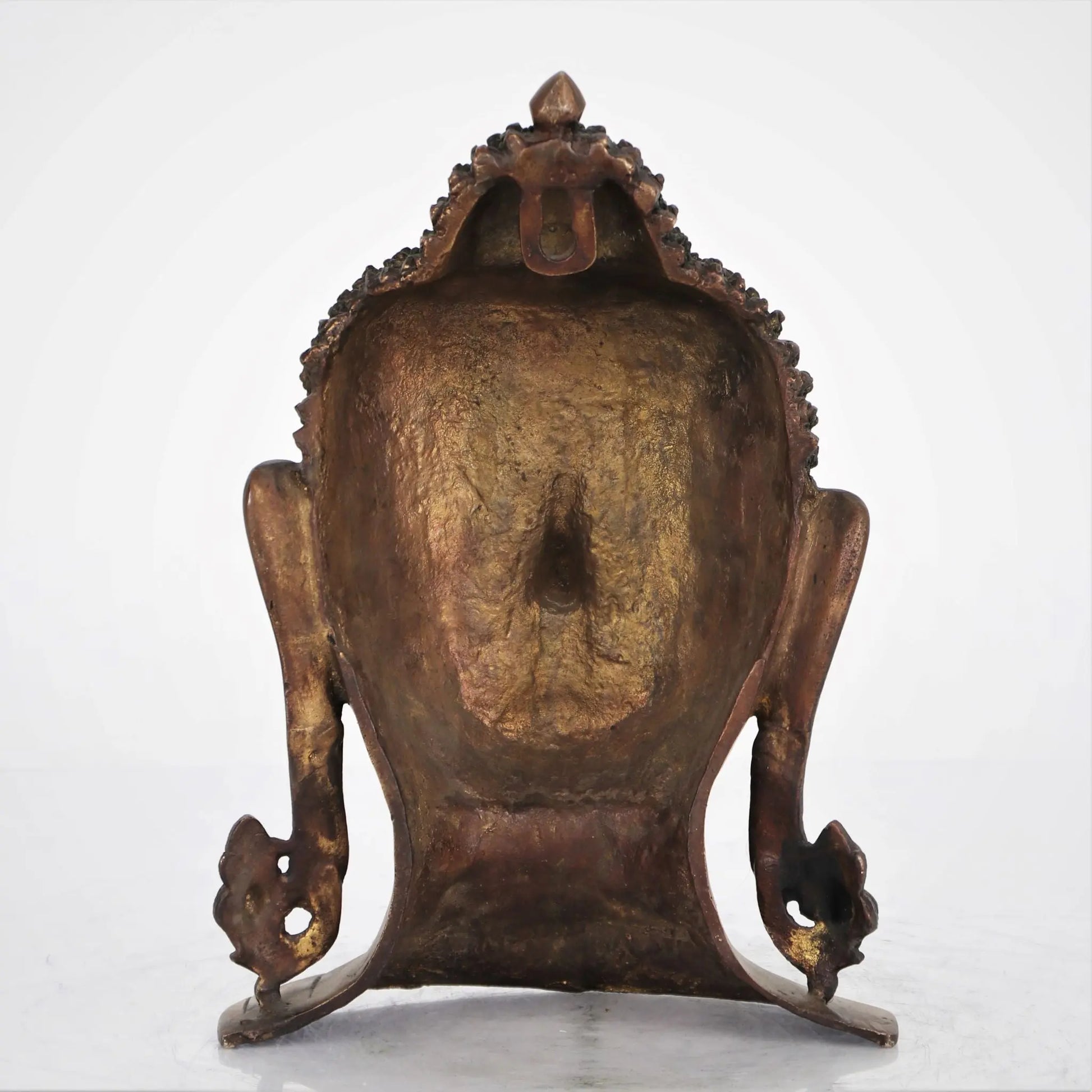 Brass Buddha Face Mask Wall Hanging craftsview