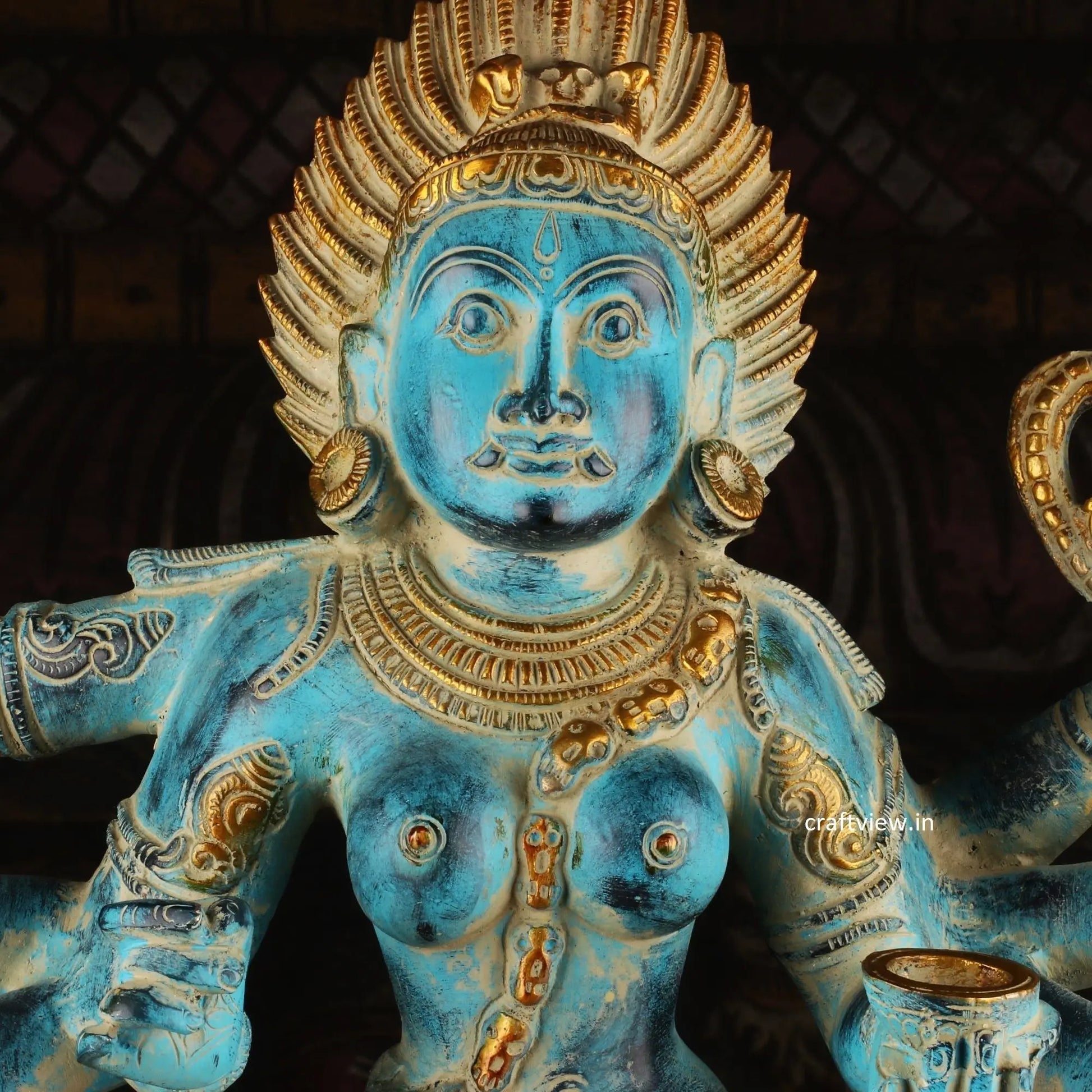 Brass Goddess Kali Statue a Powerful Embodiment of Shakti craftsview