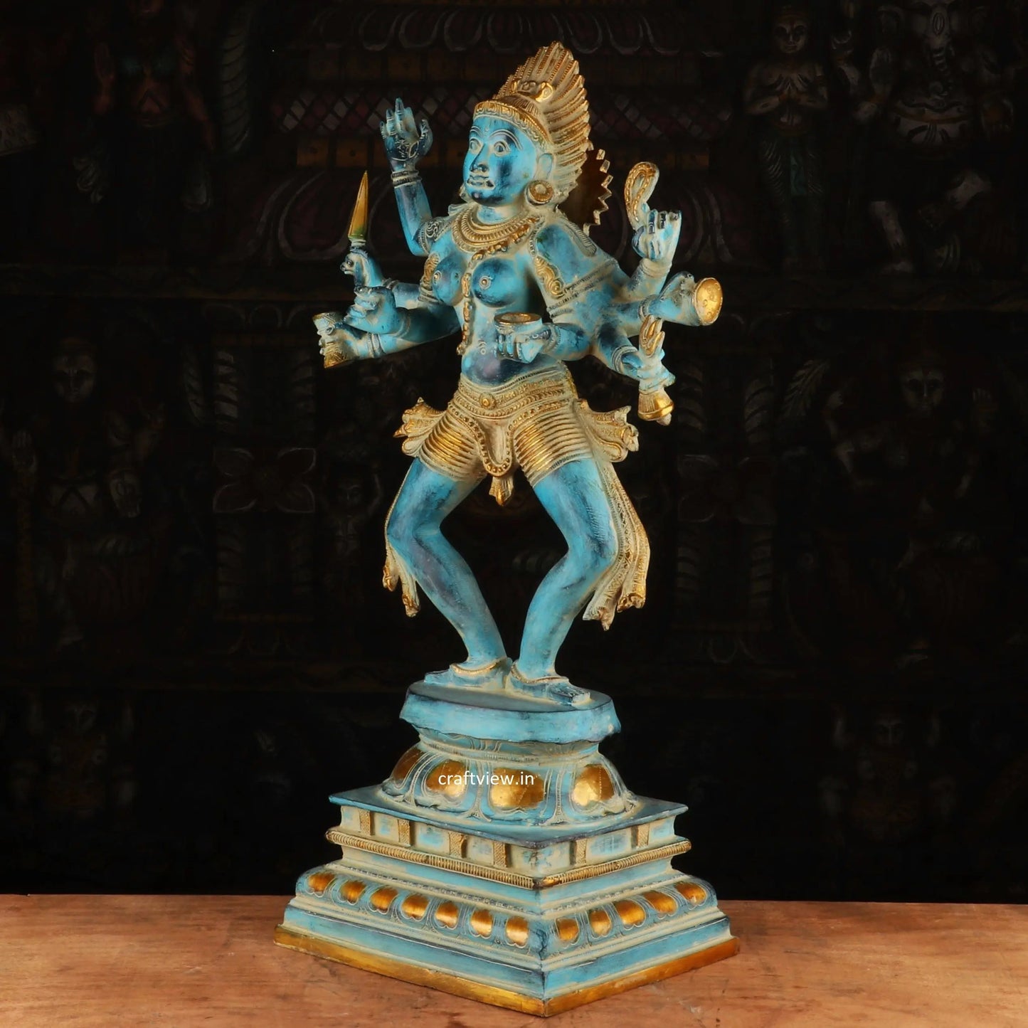 Brass Goddess Kali Statue a Powerful Embodiment of Shakti craftsview