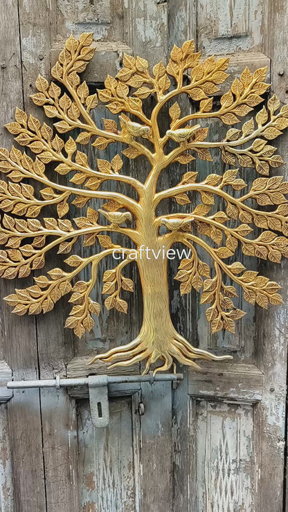 Beautiful Tree of Life Wall Mounted Handmade 22"