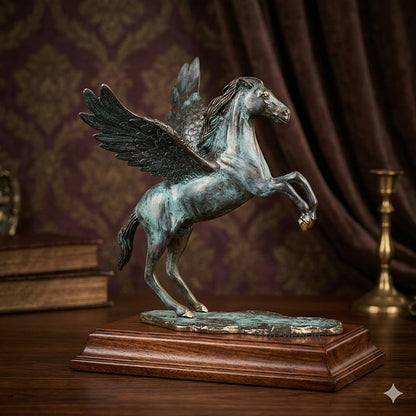 Brass Pegasus Horse with Wings Decor Figurine