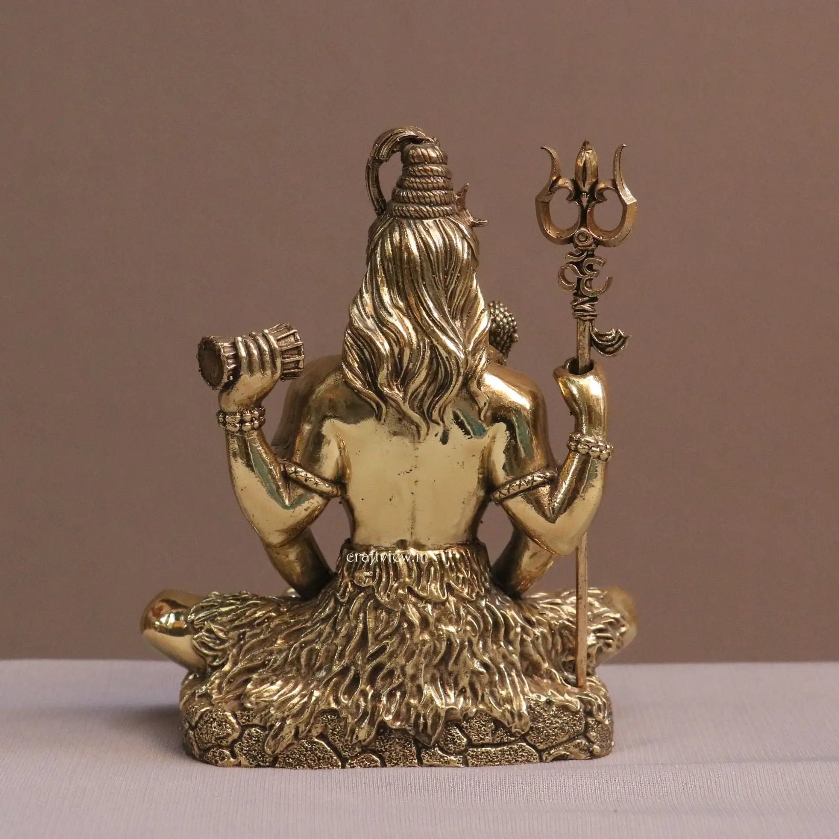 7" Superfine Lord Shiva | Brass Idols Craftsview