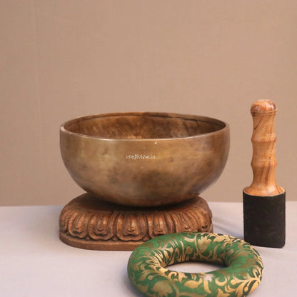 Himalayan Handcrafted Singing Bowl for Meditation craftsview