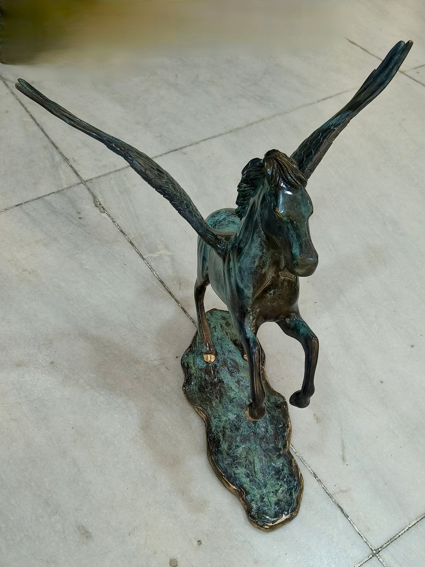 Brass Pegasus Horse with Wings Decor Figurine