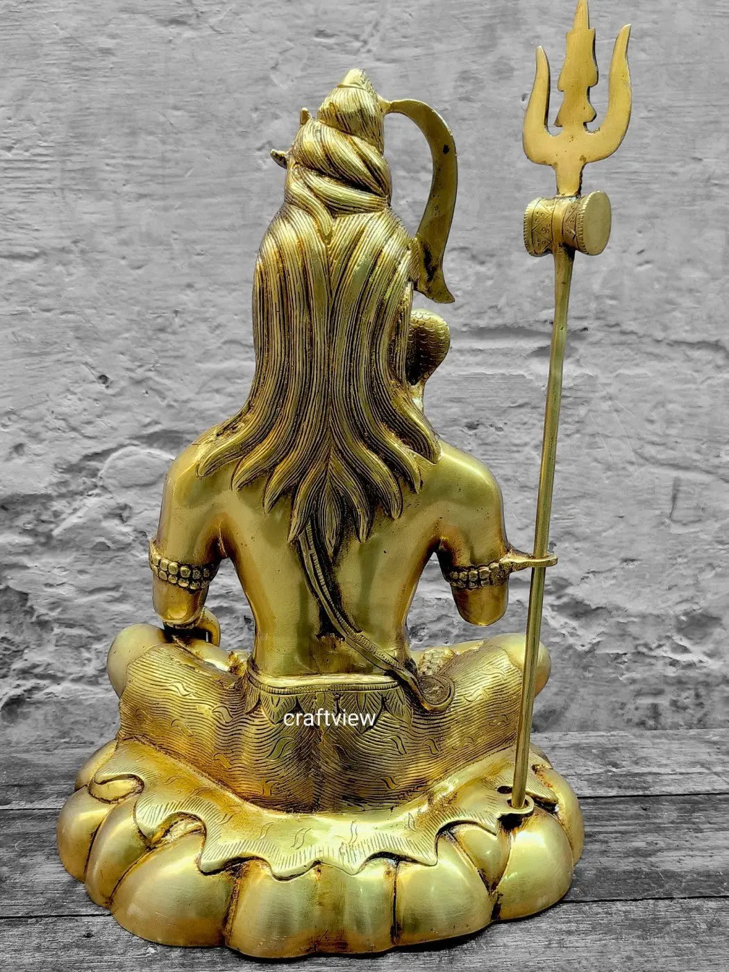 Brass Lord Shiva Idol Superfine - Craftview