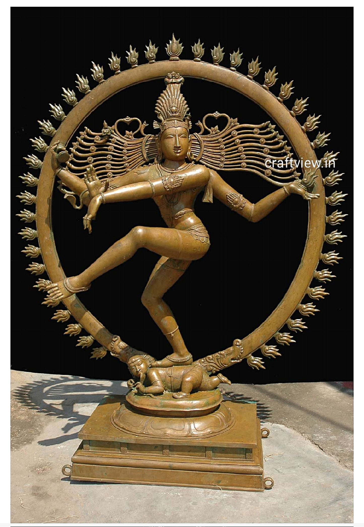 6ft Bronze Lord Natraj Sculpture the Lord of Dance Shiva.