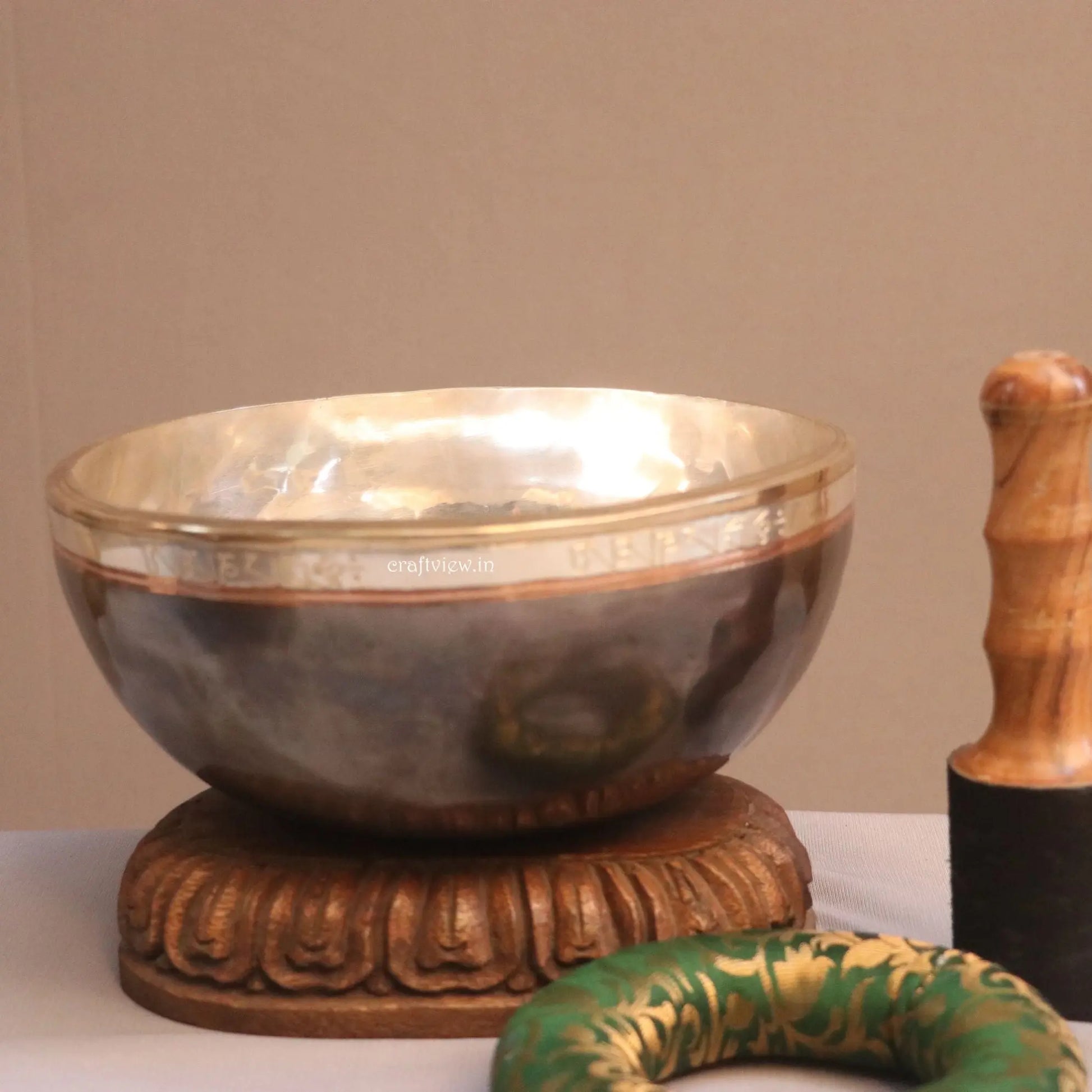 Handcrafted Singing Bowl for Meditation craftsview