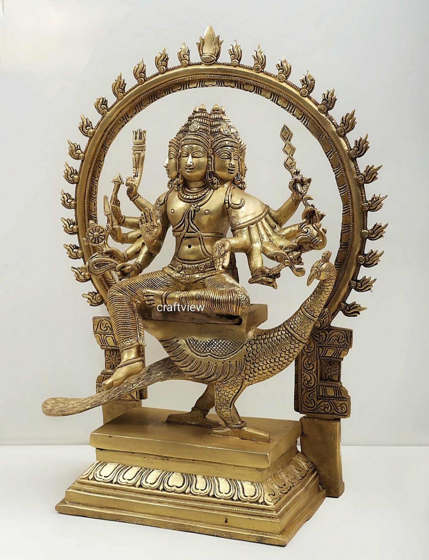 Brass Murgan Kartikeya Idol