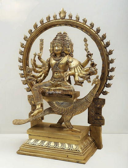 Brass Murgan Kartikeya Idol