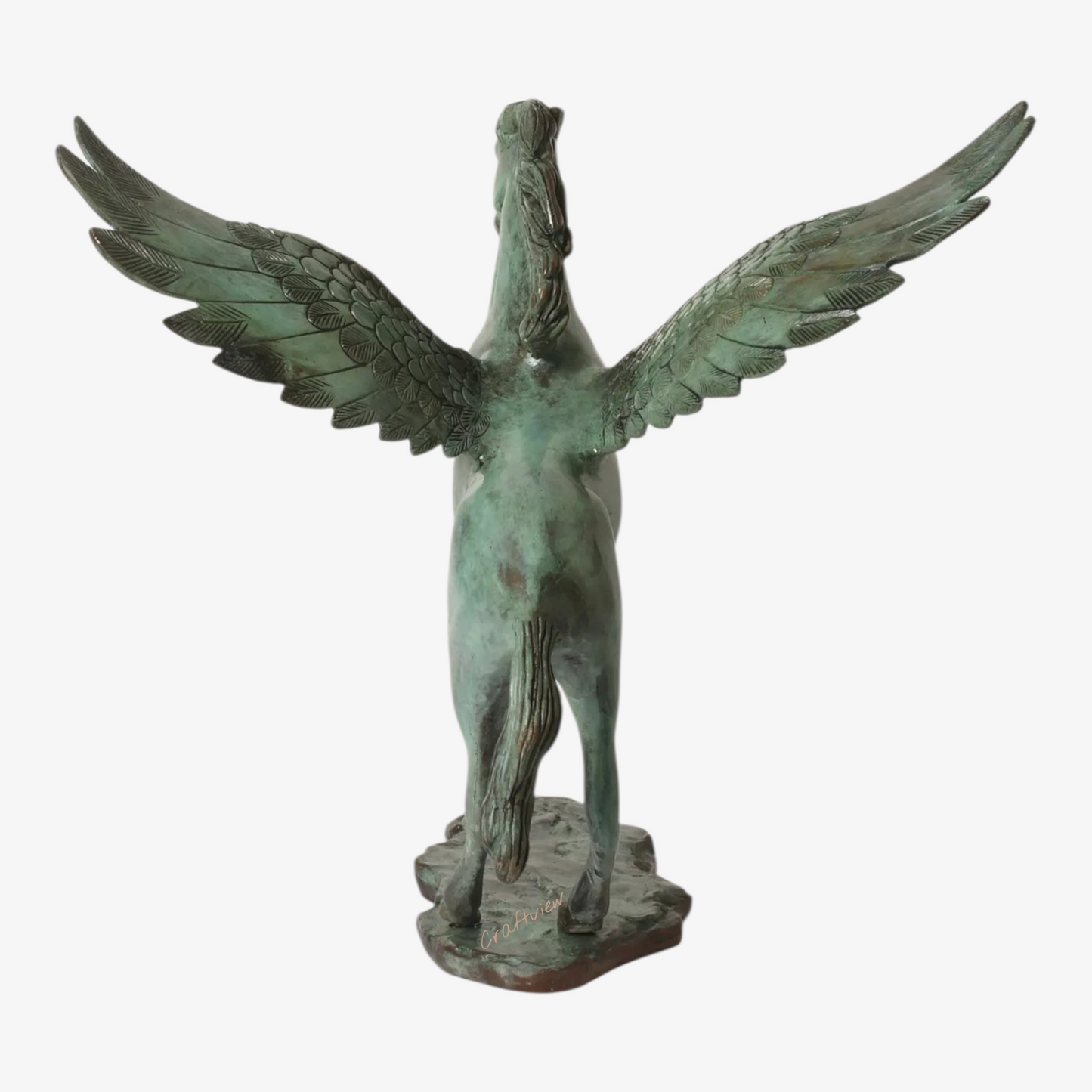 Brass Pegasus Horse with Wings Decor Figurine