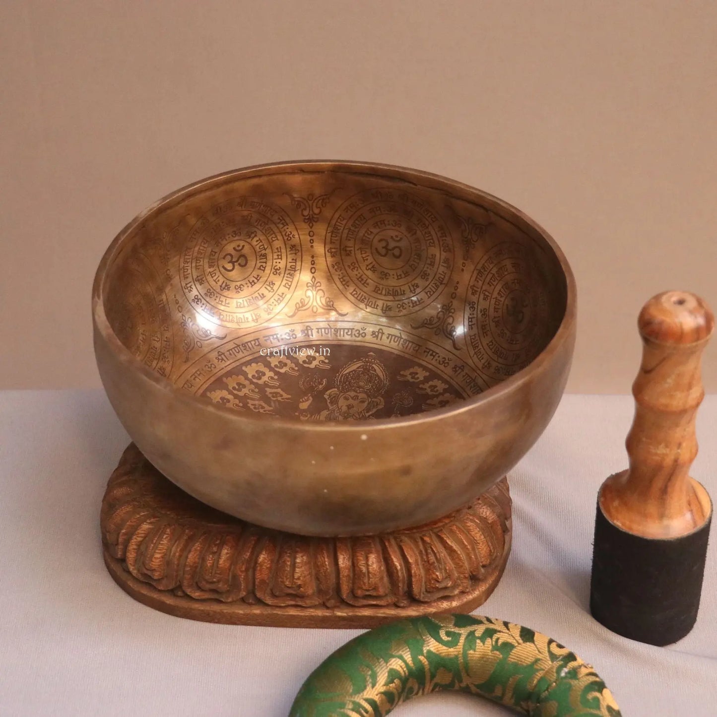 Himalayan Handcrafted Singing Bowl for Meditation craftsview