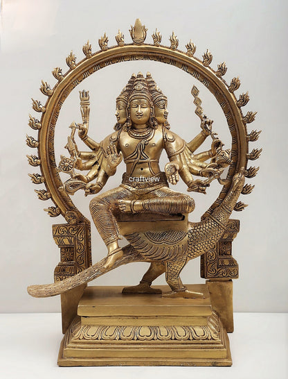 Brass Murgan Kartikeya Idol