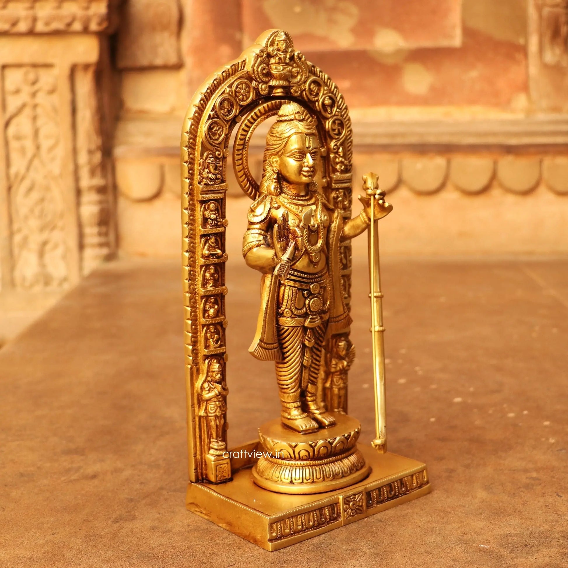 Brass Ram Lalla Statue Craftsview