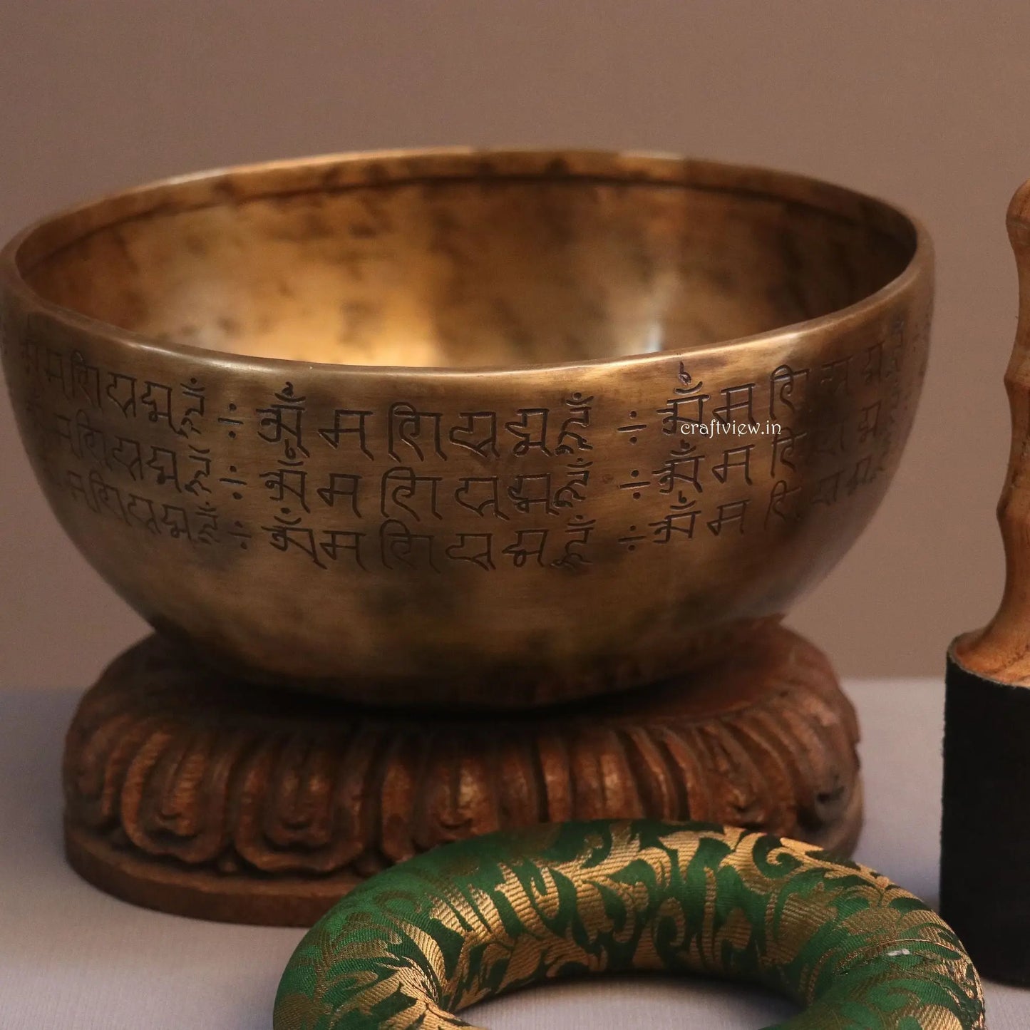 9" Himalayan Handcrafted Singing Bowl for Meditation Craftsview