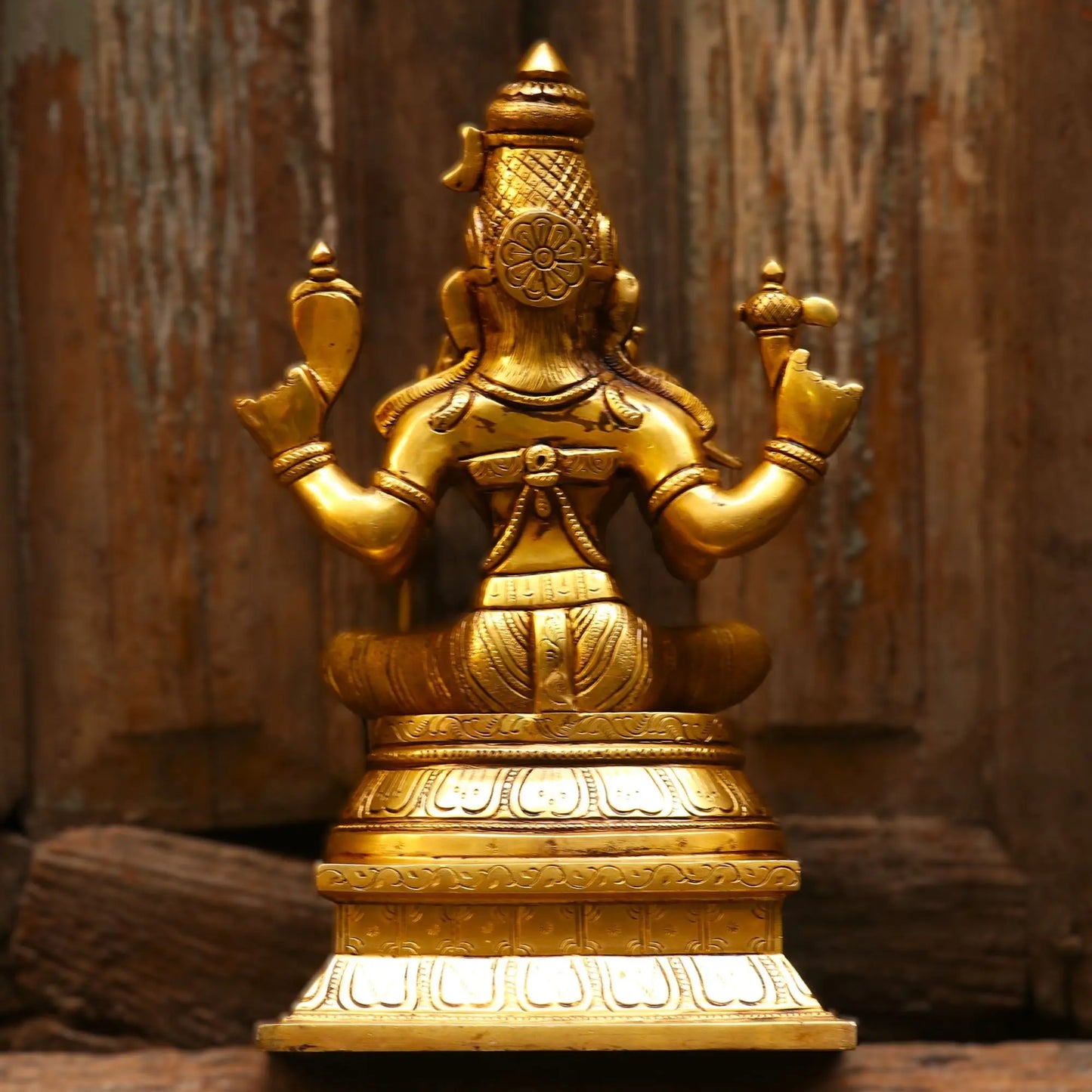 Brass Goddess Rajarajeshwari Lakshmi statue craftsview