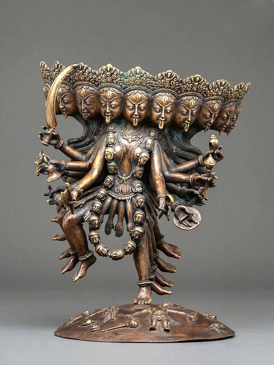 Sacred Divine Mahakali Goddess Sculpture